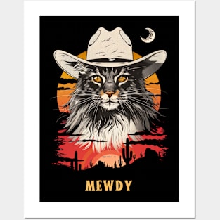Cat Cowboy Adventures Paw-some Posters and Art